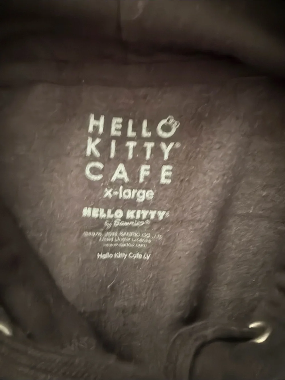 Hello Kitty Cafe Black Hoodie - Hello Kitty Brand Las Vegas